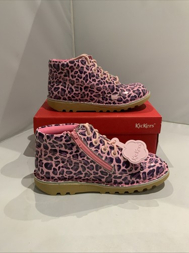 Kickers girls pink - kickers, leopard