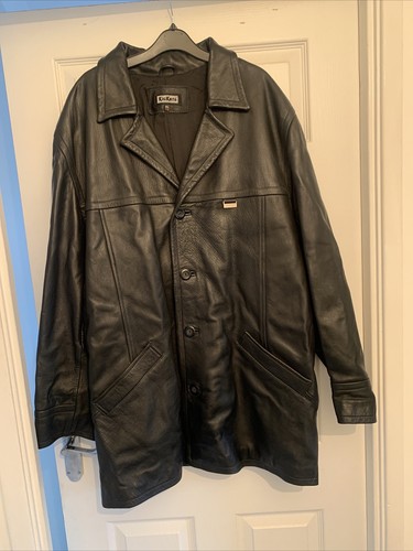 Black leather kickers jacket - kickers,